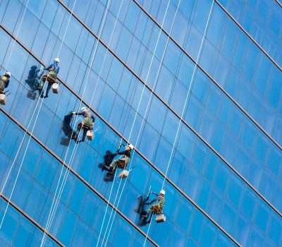 High Rise Window Washers Seoul Korea